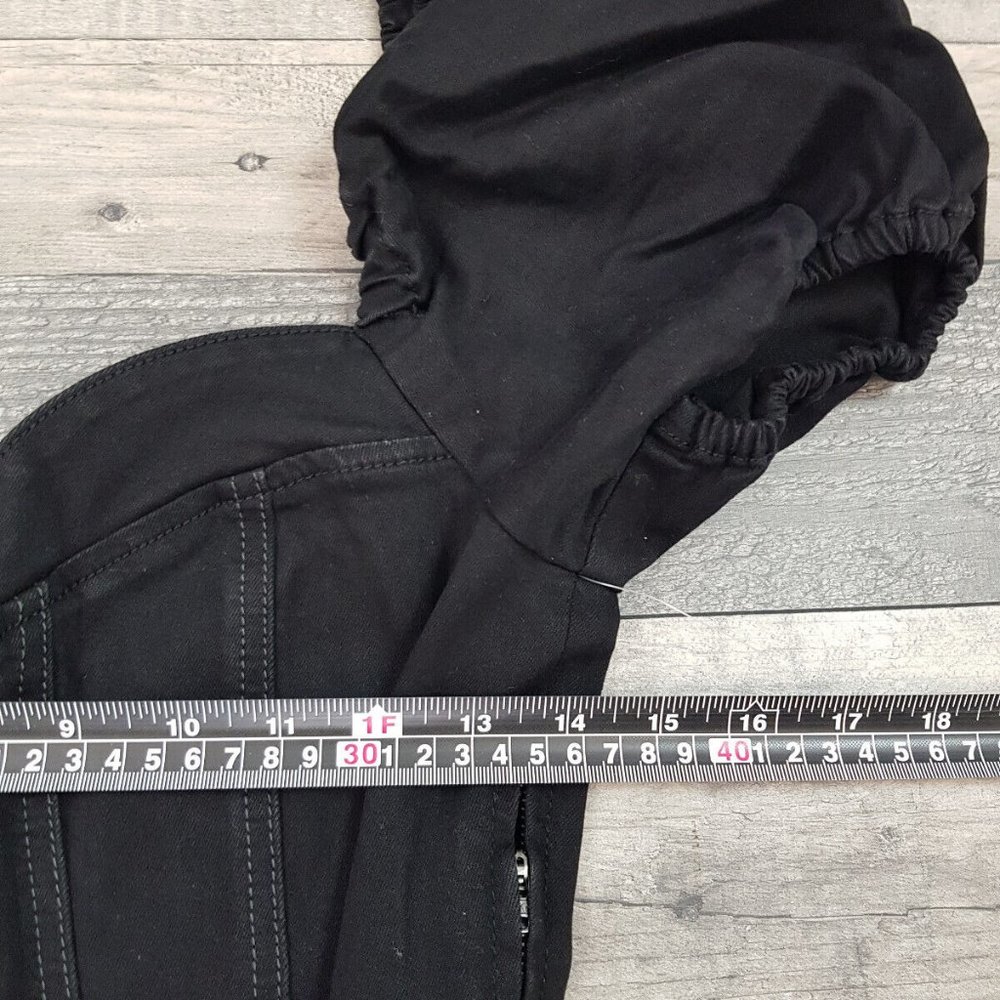 Free People Moondance Jumpsuit Small UK 10 Black One Piece We The Free Bootcut - Picture 8 of 15